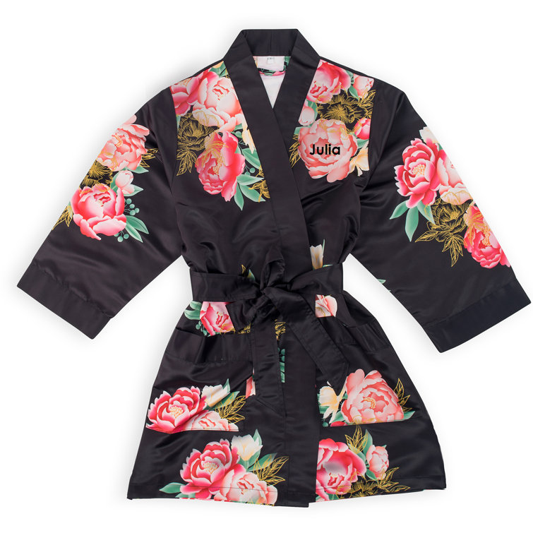 Weddingstar Personalized Satin Bathrobe Wayfair.co.uk